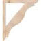 Ekena Millwork Funston Slat Smooth Bracket w/ Offset Brace, Douglas Fir, 5 1/2"W x 42"D x 48"H BKT0604X42X48FST06SDF - alternate 3